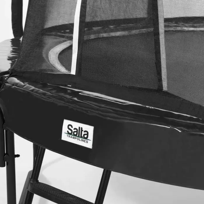 Salta First Class Trampolin Ø 427 cm - Stål/Polyester - Sort