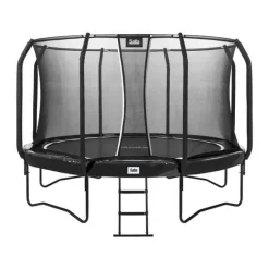 Salta First Class Trampolin Ø 427 cm - Stål/Polyester - Sort
