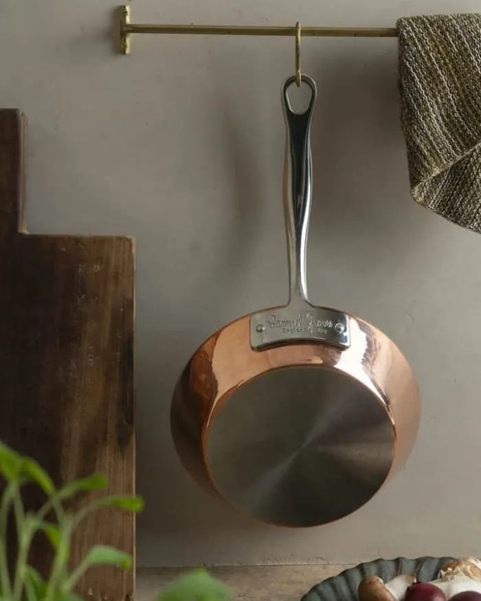 Samuel Groves Stegepande Ø 20 cm - Stål - Kobberbelagt