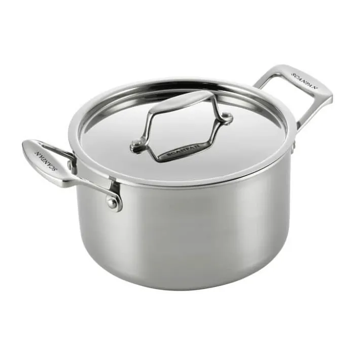 Scanpan Fusion 5 Gryde m. låg 3,7 liter - Stål