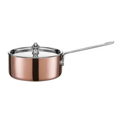 Scanpan Maitre D' Kasserolle m. låg 0,6 liter - Stål - Kobber