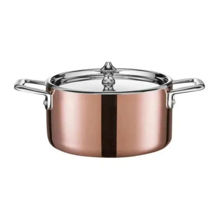 Scanpan Maitre D' Mini gryde m. låg 1,5 liter - Stål - Kobber