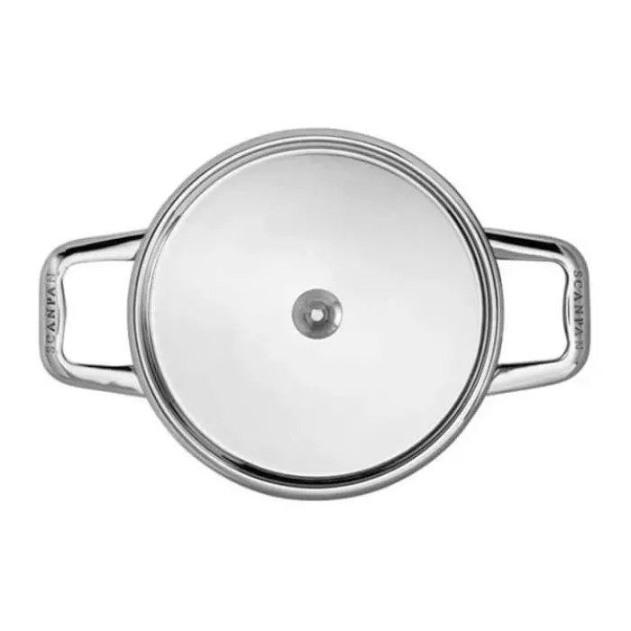 Scanpan Maitre D' Mini gryde m. låg 1,5 liter - Stål - Kobber