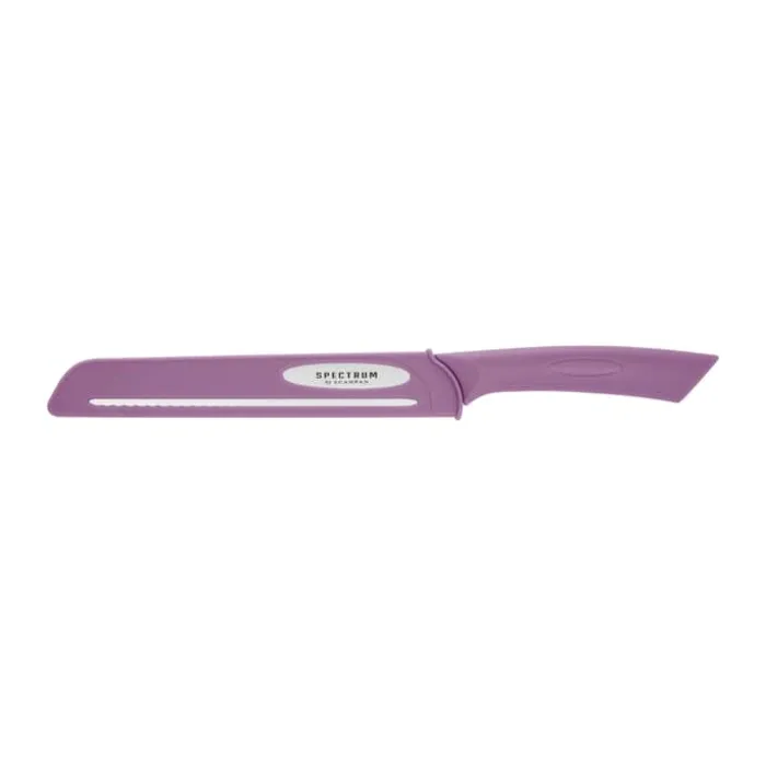 Scanpan Spectrum Brødkniv L 20 cm - 3Cr13 rustfrit stål - Lilla