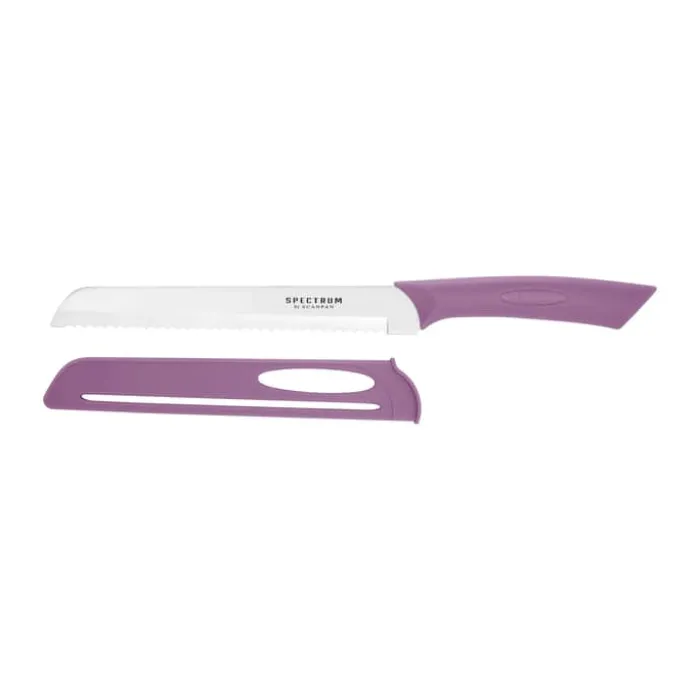 Scanpan Spectrum Brødkniv L 20 cm - 3Cr13 rustfrit stål - Lilla