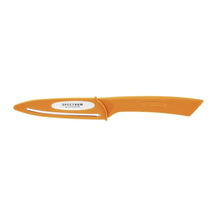 Scanpan Spectrum Grøntsagskniv L 10 cm - 3Cr13 rustfrit stål - Orange