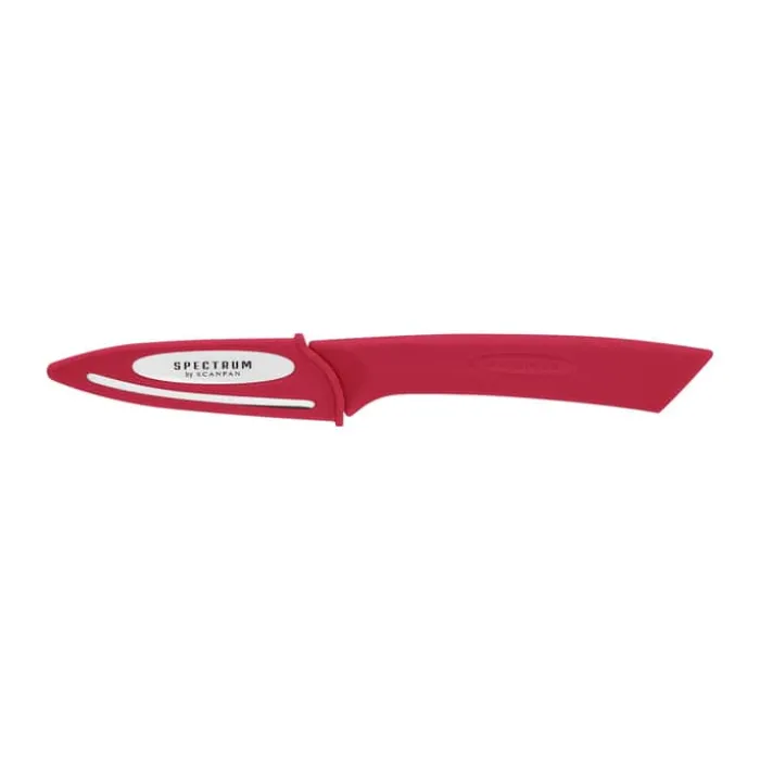 Scanpan Spectrum Urtekniv L 8 cm - Rustfrit stål - Rød