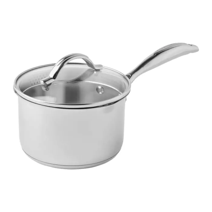 Scanpan STS Grydesæt - 7 dele 1,2/1,8/3,4/4,8 liter - Inkl. 3 låg - Stål