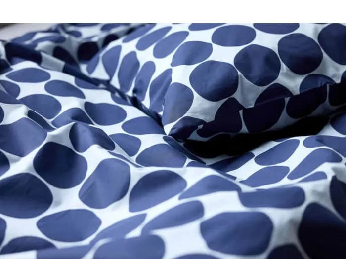 Södahl Bubbles Sengesæt B 140 x L 220 cm - Bomuld - Blå
