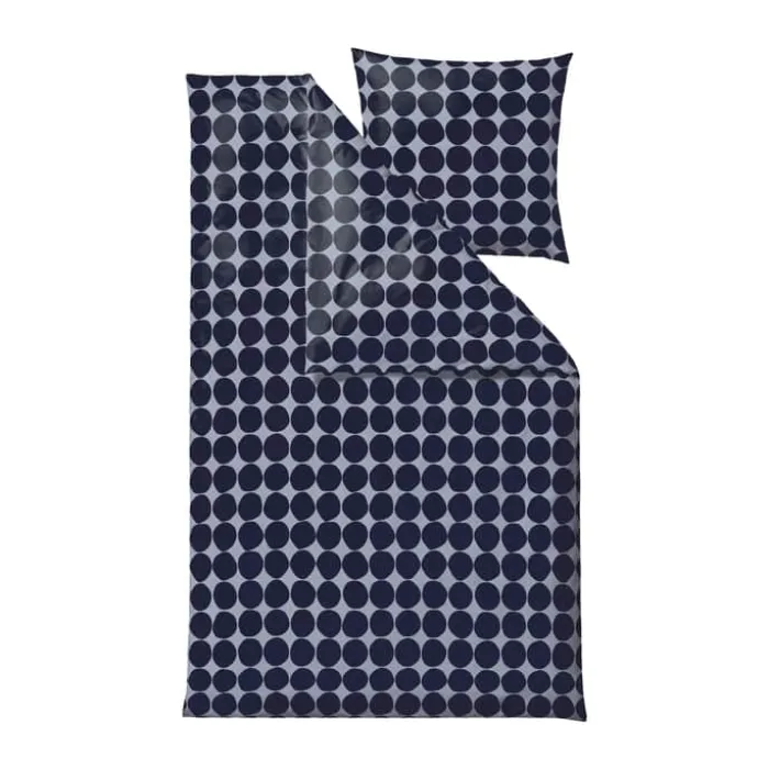 Södahl Bubbles Sengesæt B 140 x L 220 cm - Bomuld - Blå