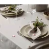 Södahl Christmas Hearts Juledug Ø 180 cm - Bomuld - Rød