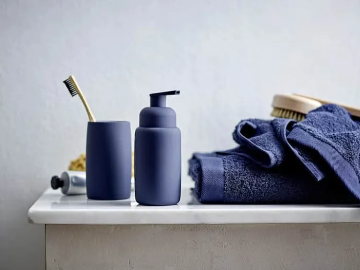 Södahl Comfort Organic Vaskeklud B 30 x L 30 cm - Økologisk bomuldsfrotté - Blå