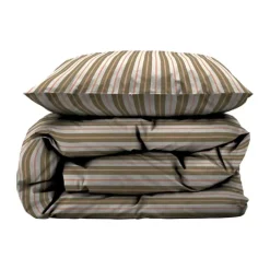 Södahl Flow Sengetøj B 140 x L 200 cm - Bomuld - Olive
