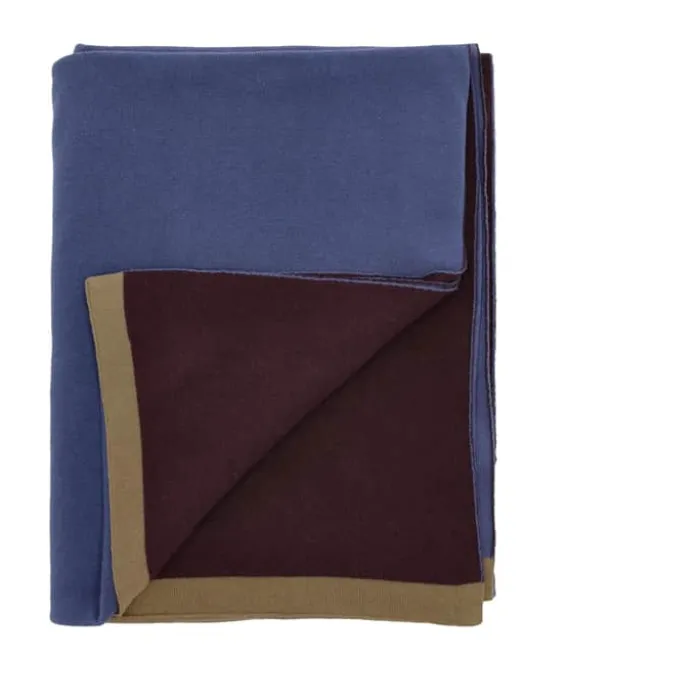 Södahl Impression Plaid B 130 x L 170 cm - Bomuld - Royal Blue