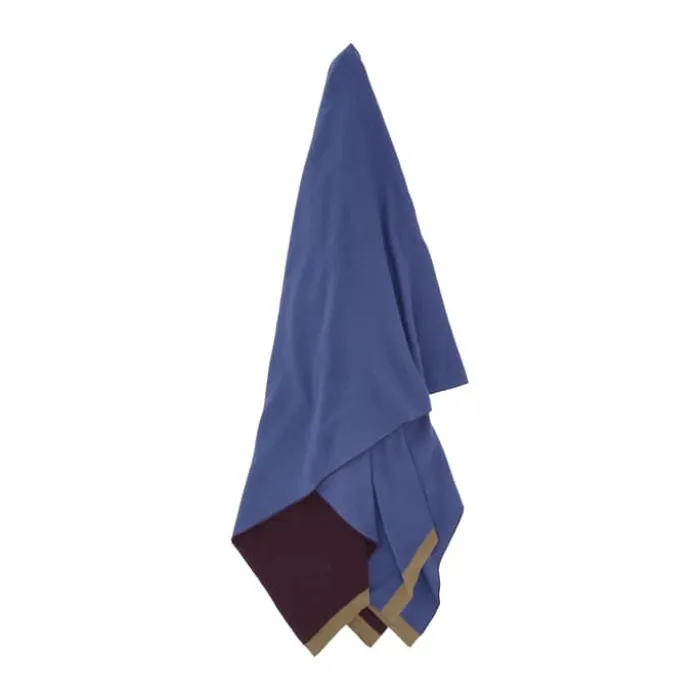 Södahl Impression Plaid B 130 x L 170 cm - Bomuld - Royal Blue