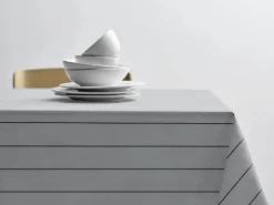 Södahl Line Dug B 140 x L 270 cm - Bomuld - Light grey/ash