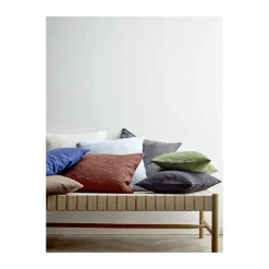 Södahl Linen Pude B 40 x L 60 cm - 100% hør - Forest green