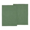 Södahl Line Viskestykke - 2 stk. B 50 x L 70 cm -Bomuld - Green