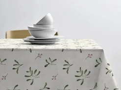 Södahl Mistletoe Juledug B 140 x L 350 cm - Bomuld - Beige