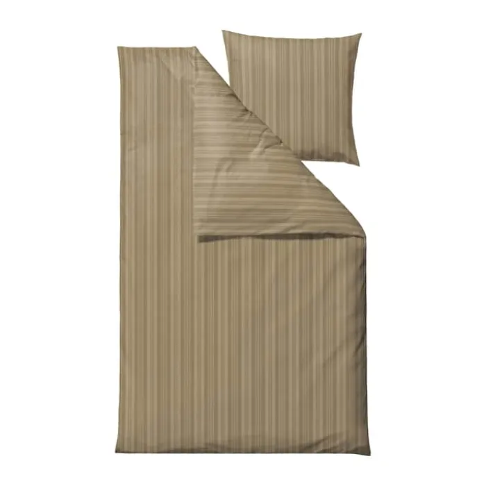 Södahl Noble Sengetøj B 140 x L 200 cm - Bomuld - Olive Wood
