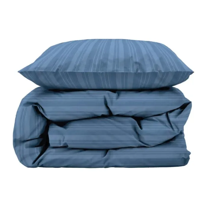 Södahl Noble Sengetøj B 140 x L 200 cm - Bomuld - Ocean Blue