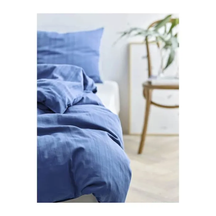 Södahl Noble Sengetøj B 140 x L 200 cm - Bomuld - Ocean Blue