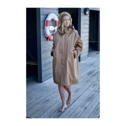 Södahl North Vinterbadekåbe S/M - Polyester - Taupe