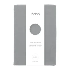 Södahl Organic Calm Kuvertlagen B 90 x L 200 cm - Økologisk bomuld - Grå