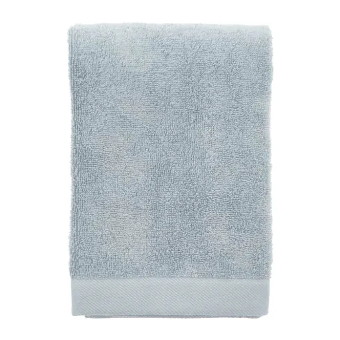 Södahl Organic Comfort Håndklæde B 40 x L 60 cm - Økologisk bomuldsfrotté - Linen blue