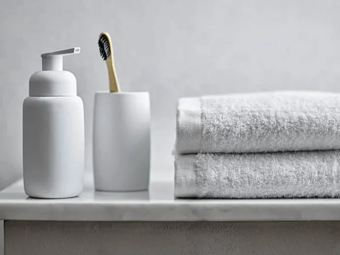 Södahl Organic Comfort Håndklæde B 40 x L 60 cm - Økologisk bomuldsfrotté - White