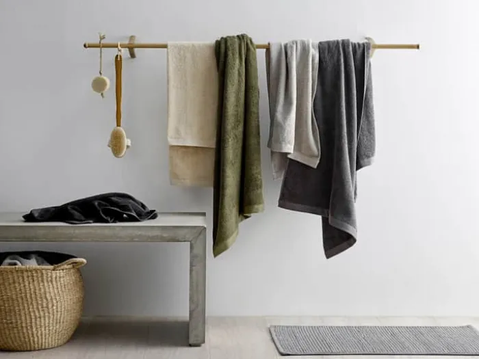 Södahl Organic Comfort Håndklæde B 50 x L 100 cm - Økologisk bomuldsfrotté - Khaki