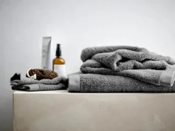 Södahl Organic Comfort Vaskeklud B 30 x L 30 cm -Økologisk bomuldsfrotté - Stone Grey