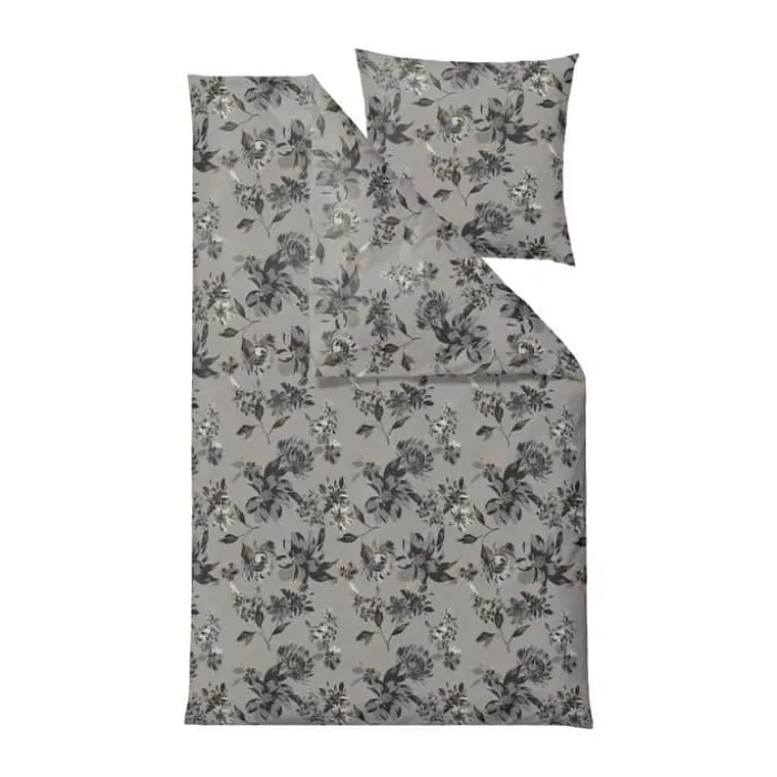 Södahl Organic History Bloom Sengetøj B 140 x L 200 cm- Bomuld - Grey