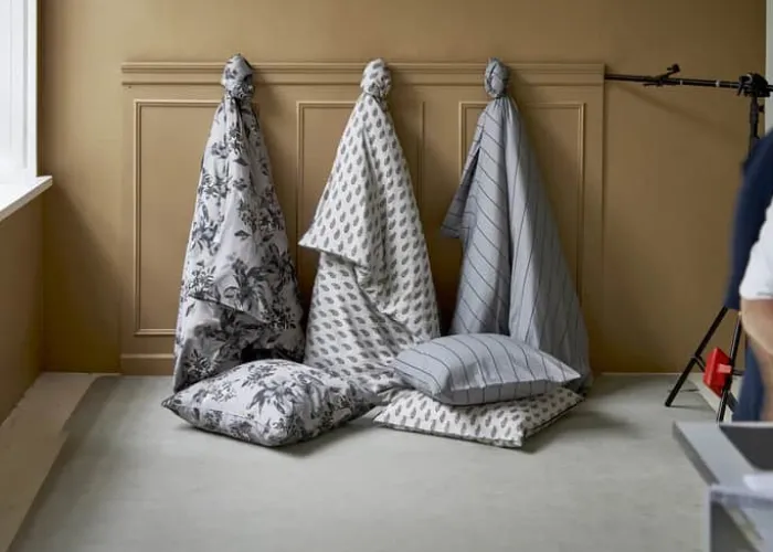 Södahl Organic History Bloom Sengetøj B 140 x L 200 cm- Bomuld - Grey