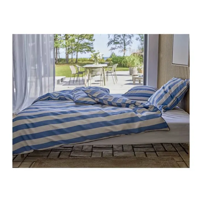 Södahl Ray Sengetøj B 140 x L 200 cm - Økologisk bomuld - Blå