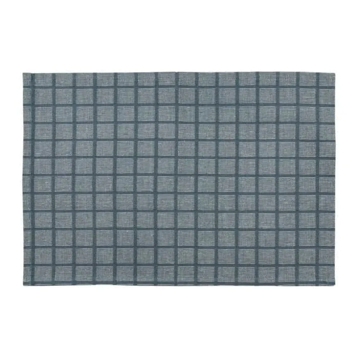Södahl Squares Dækkeserviet B 33 x L 48 cm - Bomuld - Indigo