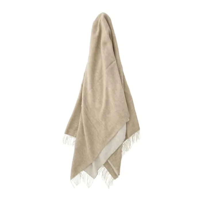 Södahl Tranquil Plaid B 130 x L 170 cm - Uld/polyamid - Beige