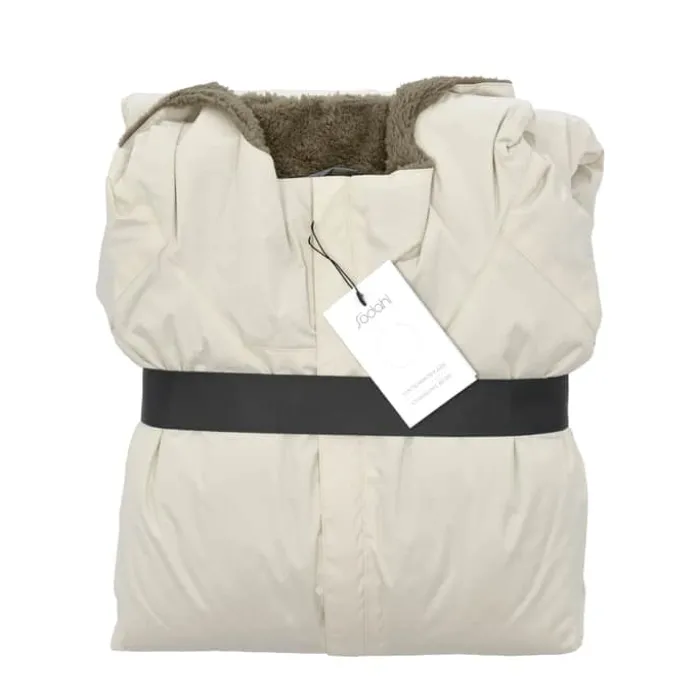 Södahl Vinterbadekåbe - L/XL B 82 x L 120 cm - Polyester - Beige