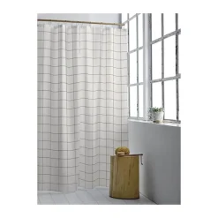 Södahl Vista Badeforhæng B 180 x L 200 cm - Polyester - Offwhite
