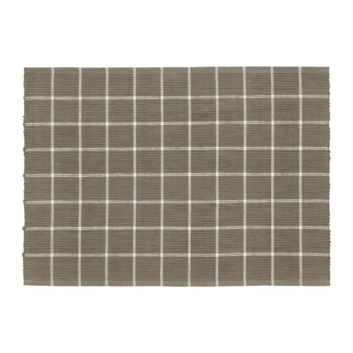 Södahl Vista Dækkeserviet B 33 x L 48 cm - Bomuld - Taupe