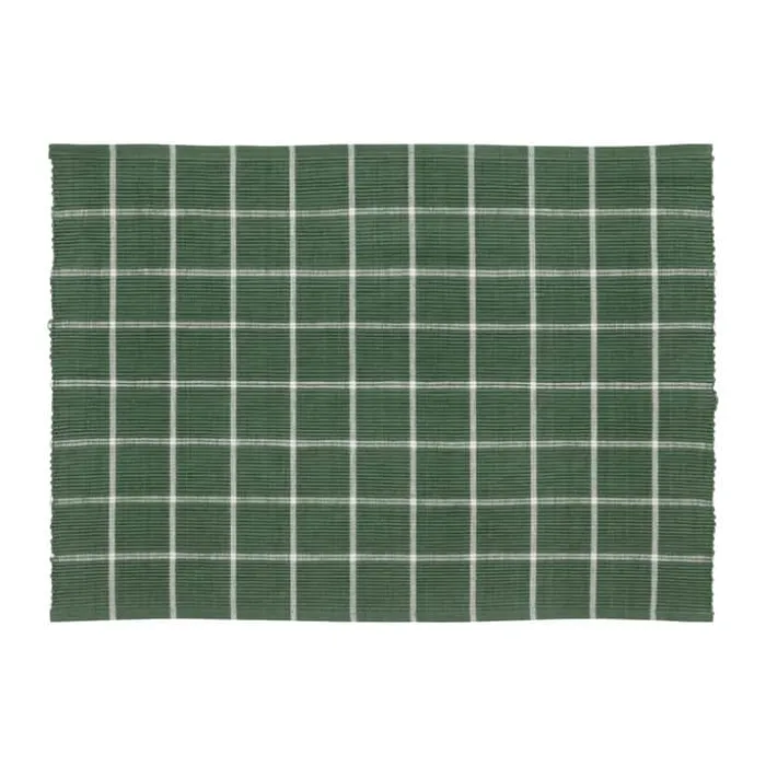 Södahl Vista Dækkeserviet B 33 x L 48 cm - Bomuld - Green