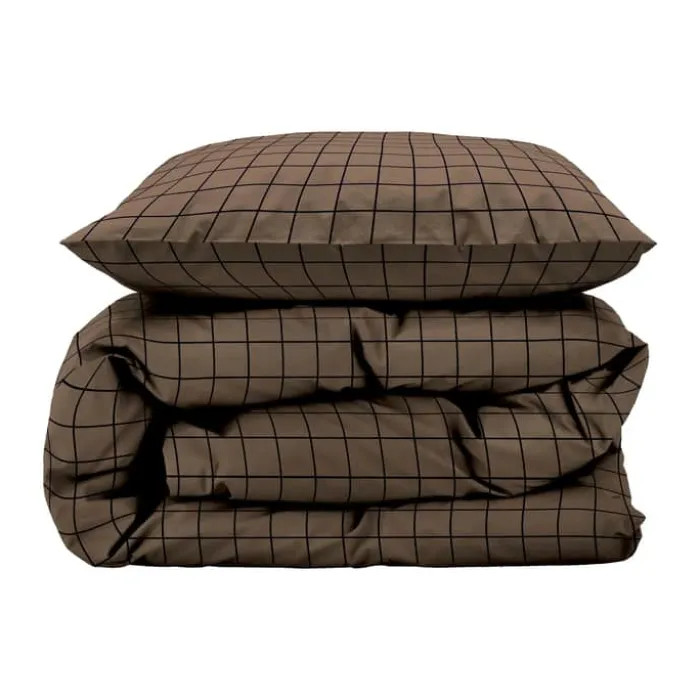 Södahl Vista Sengetøj B 140 x L 220 cm - Bomuld - Warm Taupe
