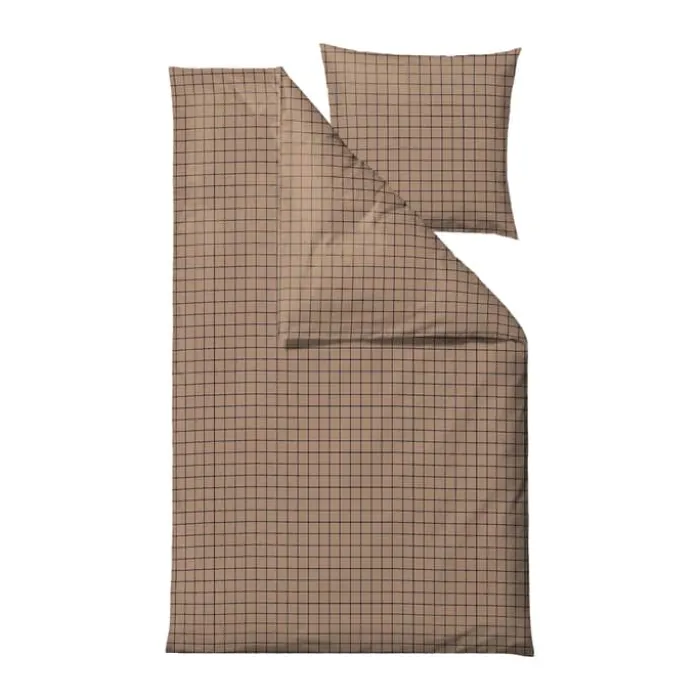 Södahl Vista Sengetøj B 140 x L 220 cm - Bomuld - Warm Taupe