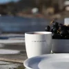 Sögne Krus - Cup Of Survival 30 cl - Porcelæn - Hvid