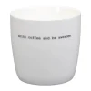 Sögne Krus - Drink Coffee 30 cl - Porcelæn - Hvid