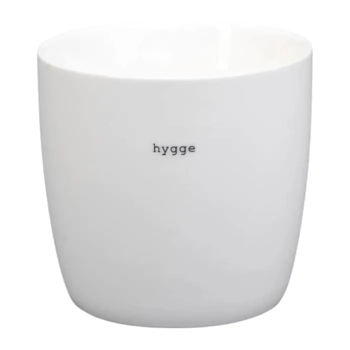 Sögne Krus - Hygge 30 cl - Porcelæn - Hvid
