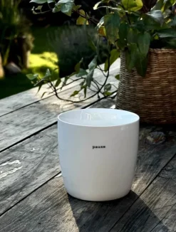 Sögne Krus - Pause 30 cl - Porcelæn - Hvid
