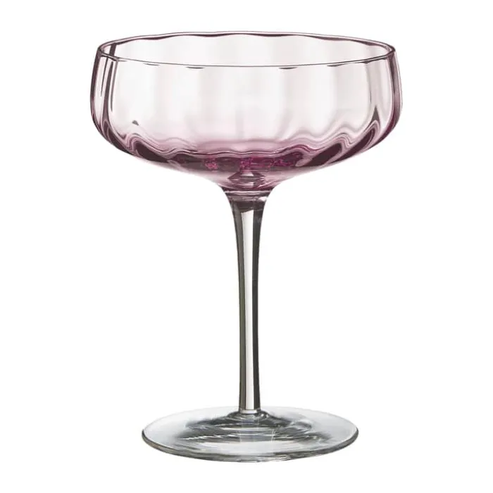 SØHOLM Sonja Champagneglas 30 cl - Glas - Raspberry