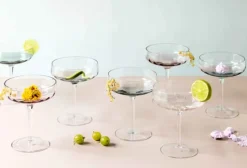 SØHOLM Sonja Champagneglas 30 cl - Glas - Peach