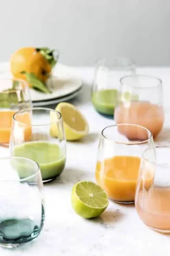 SØHOLM Sonja Vandglas - 2 stk. 30 cl - Glas - Peach